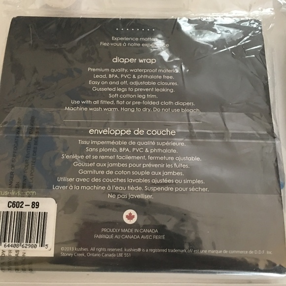 Kushies Diaper Wrap Blue Orange Whale cover bundle - Picture 3 of 3